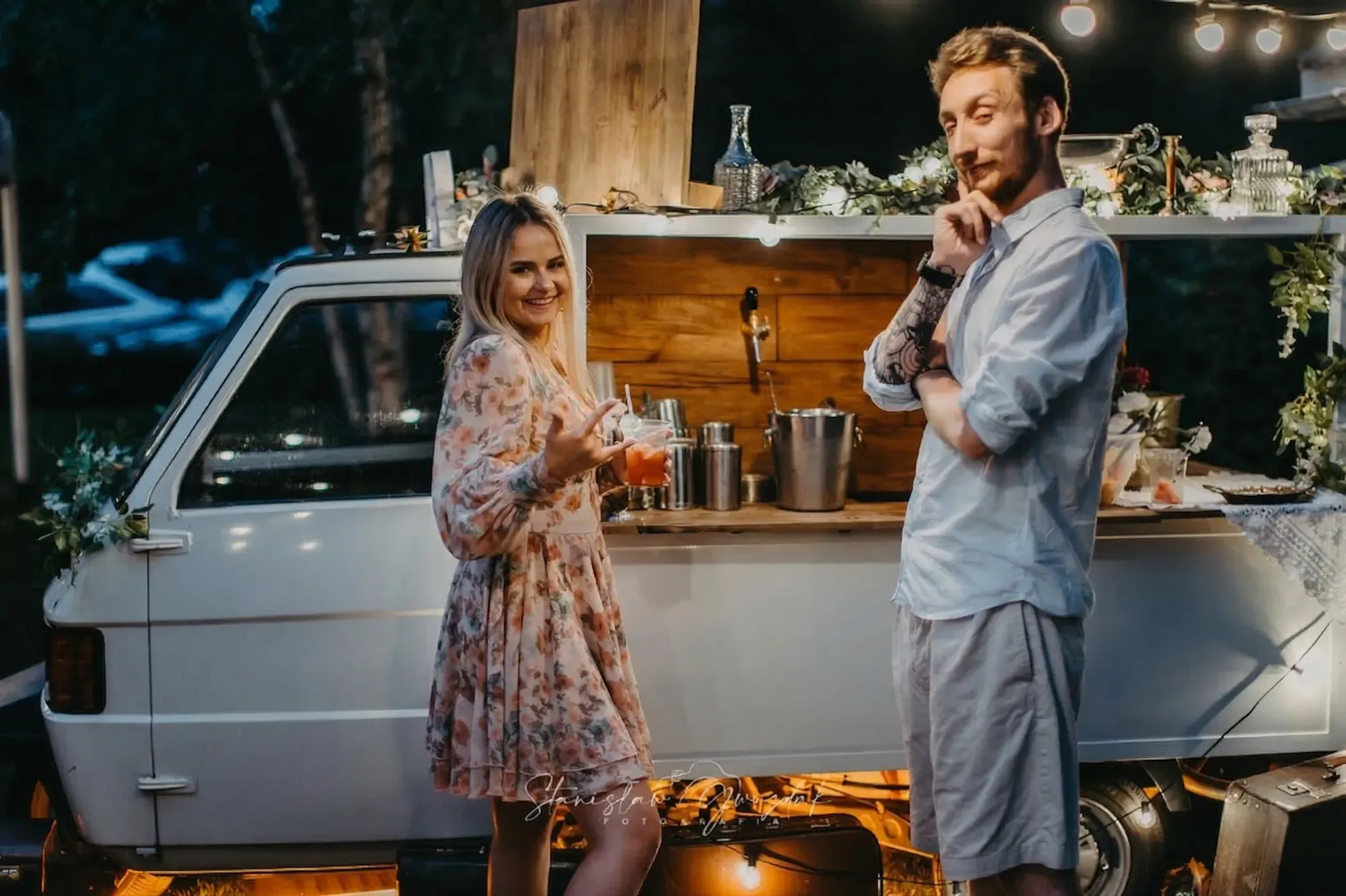 Włoski van na evencie